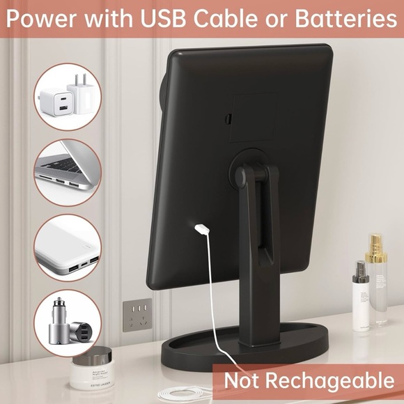 LED Makeup Mirror with Magnification - Picture 4 of 8